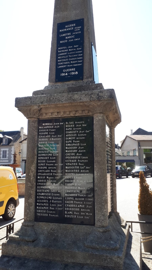 War Memorial Treignac #4