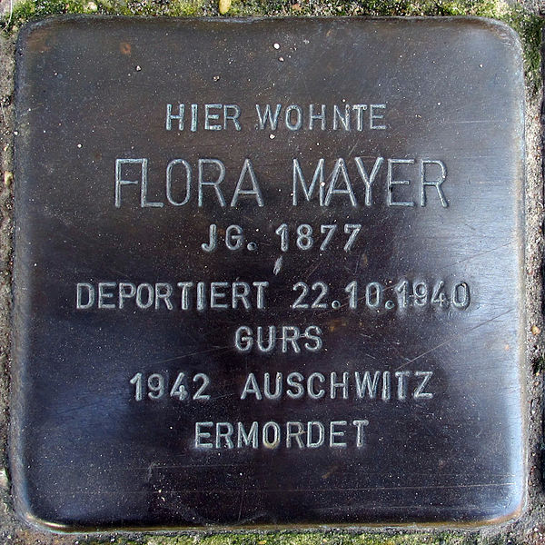 Stolpersteine Hauptstrae 27