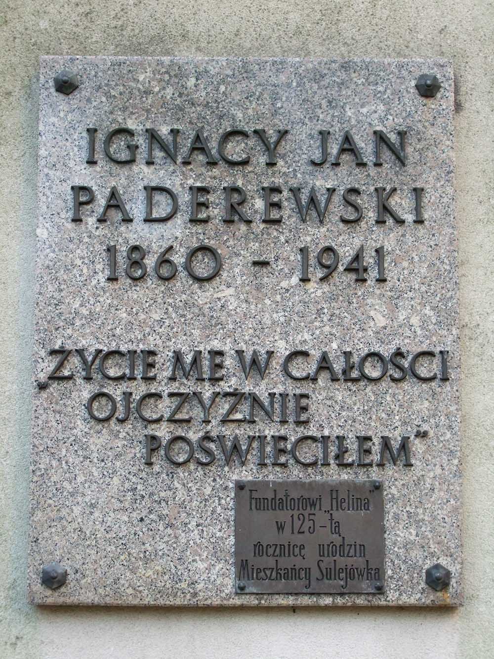 Voormalige Villa Ignacy Paderewski