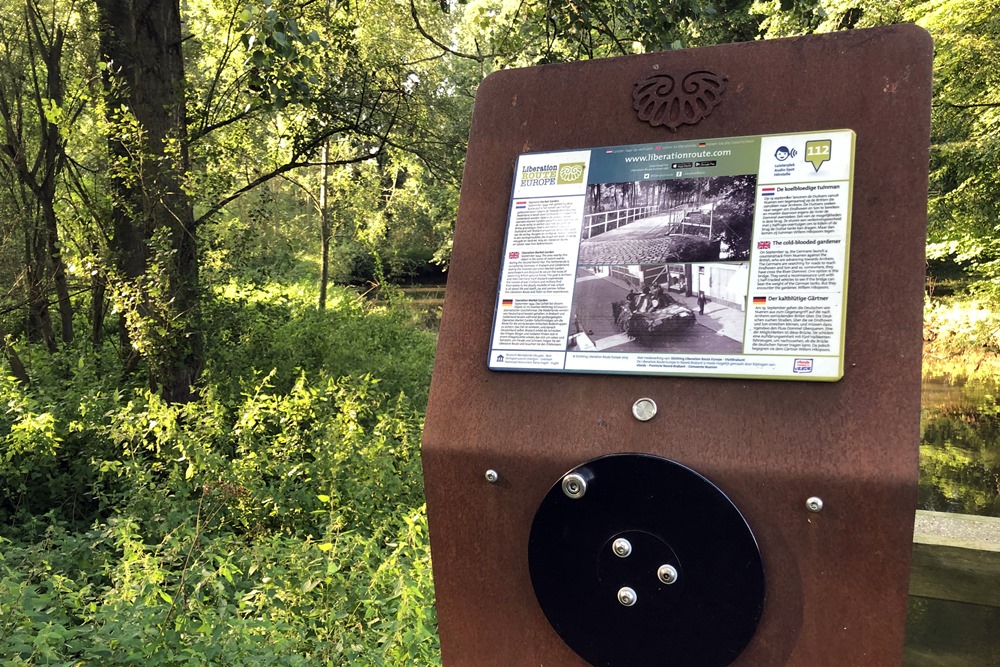 Liberation Route Marker 112: The cold-blooded gardener