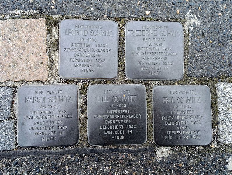 Stumbling Stones Büttgasse 14 #1