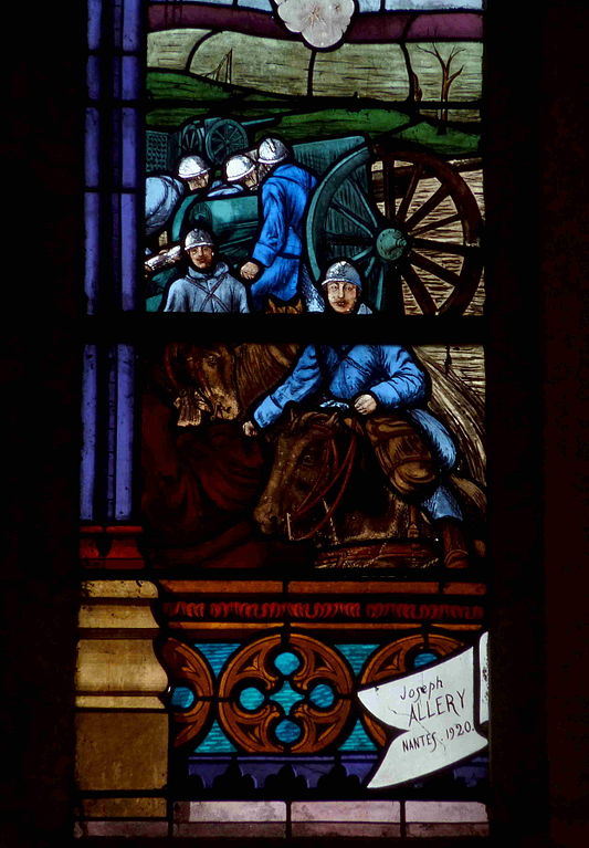 World War I Memorial Window Nort-sur-Erdre #1
