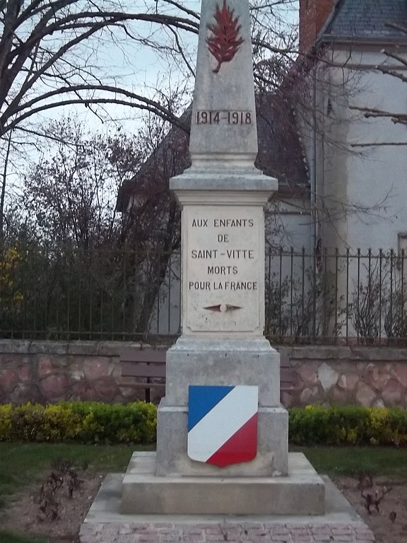Monument Eerste Wereldoorlog Saint-Vitte