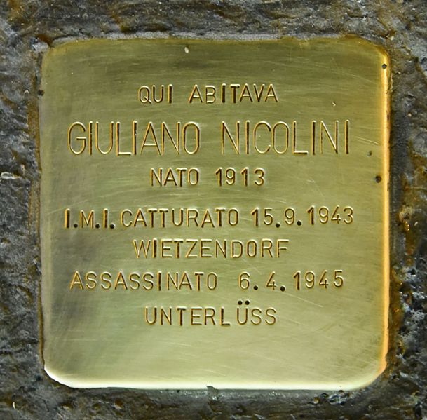 Stolperstein Via per Binda 9