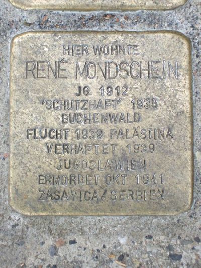 Stolpersteine Wilhelmshher Allee 40 #3