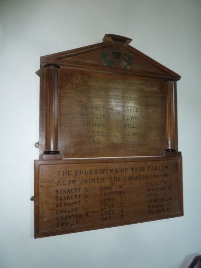 War Memorial St. George Church