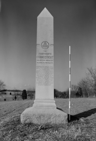 Monument 14th Connecticut Volunteer Infantry #1