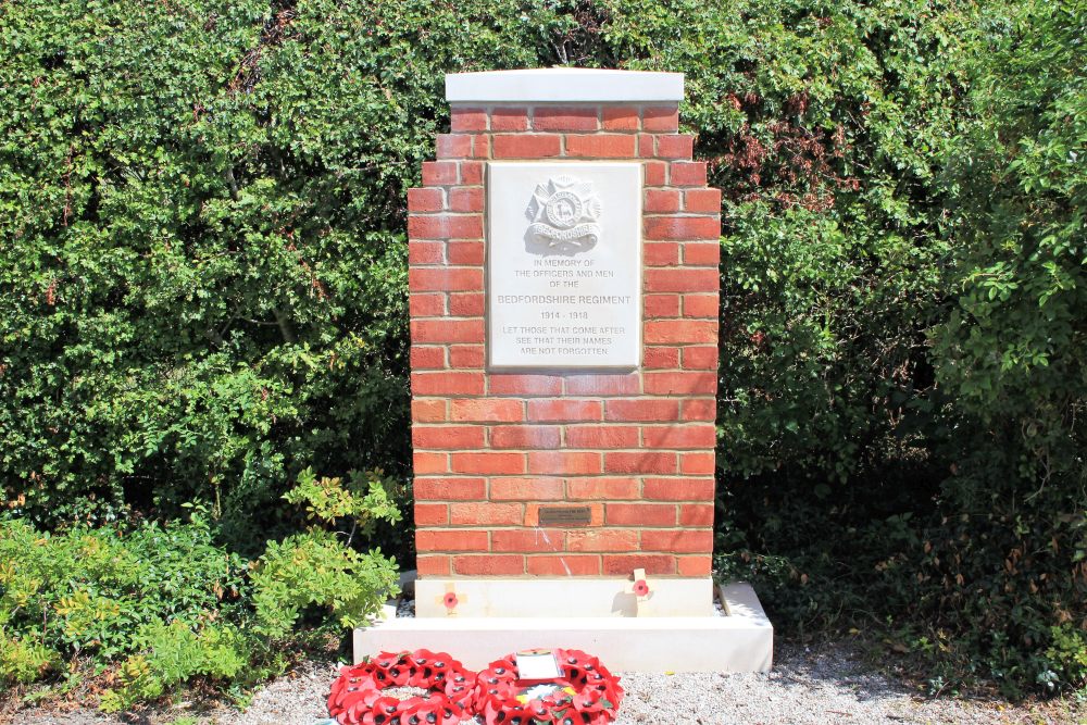 Monument voor Bedforshire Regiment