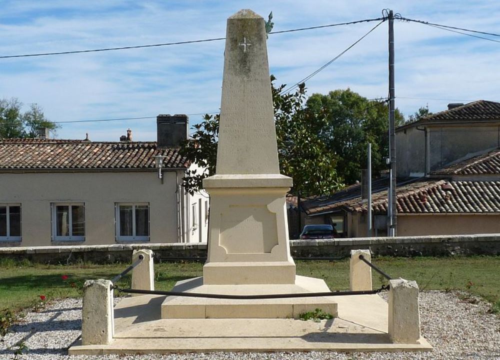 Oorlogsmonument Teuillac