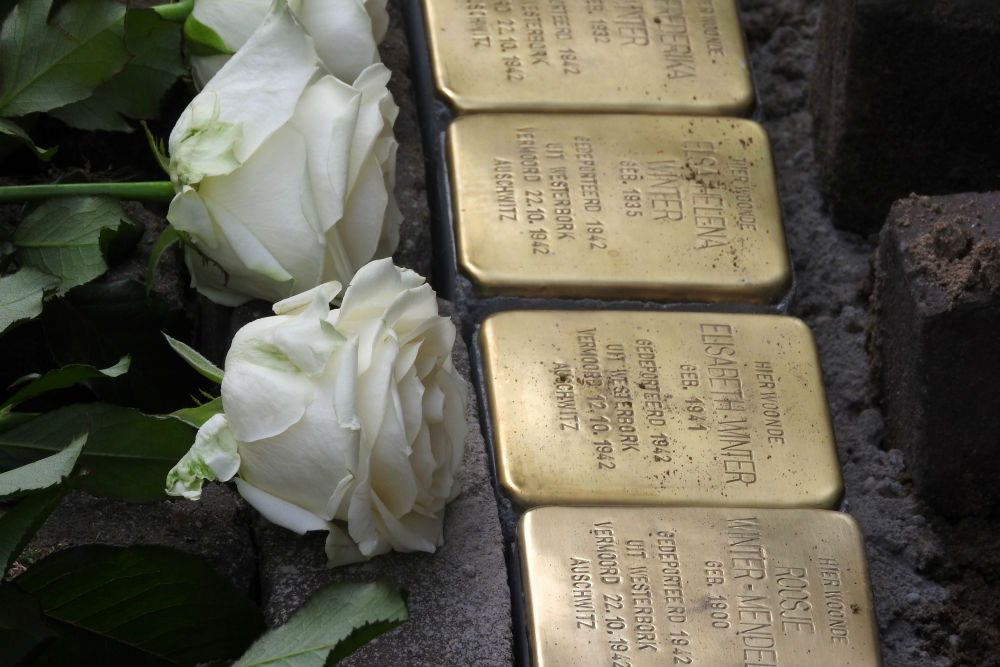 Stolpersteine Sijzenbaan 78 (nu 66 t/m 94) #3