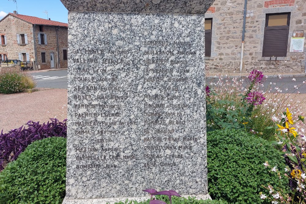 War Memorial Pouilly-lès-Feurs #3