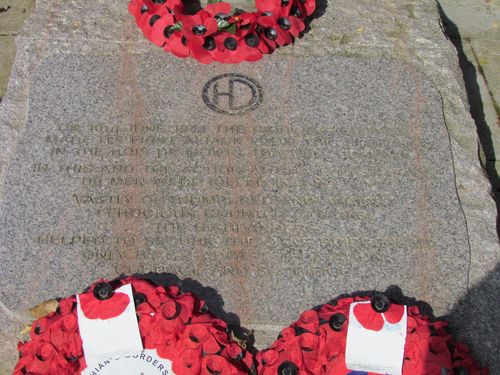 Memorial 51st  Highland Division Brville-les-Monts #4