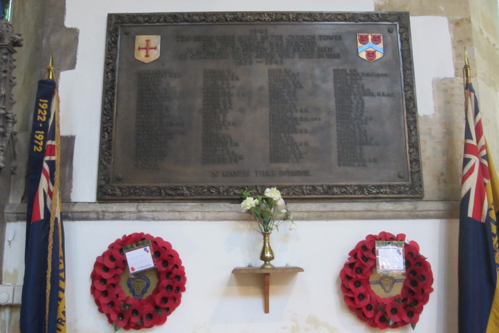 Memorials Holy Trinity Church Stratford-upon-Avon #2