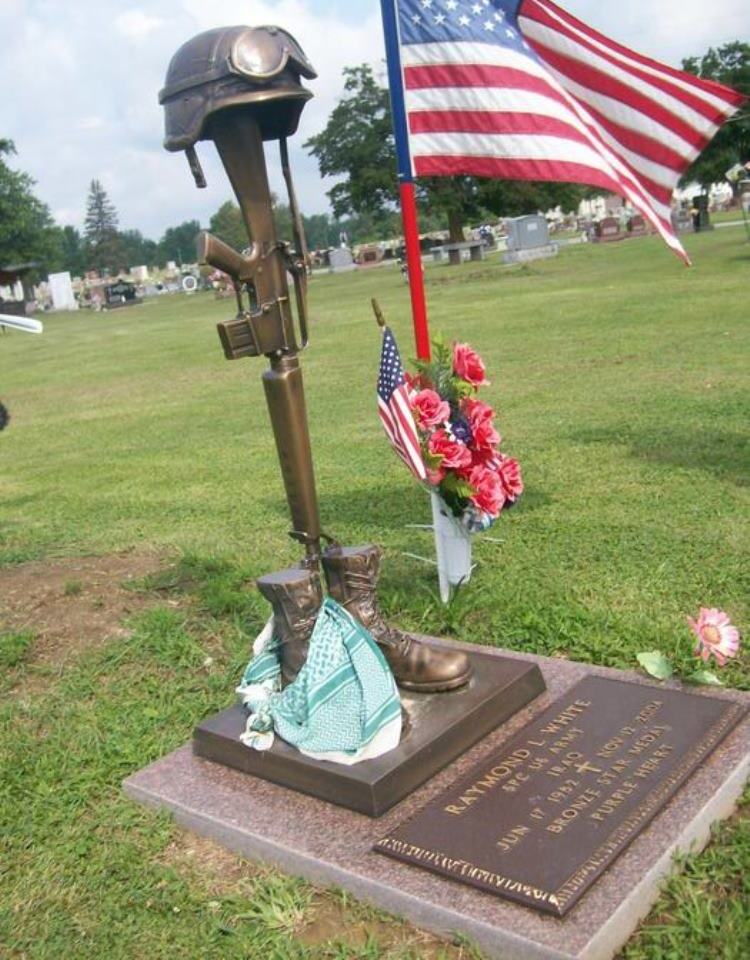 American War Grave Elwood Cemetery #1