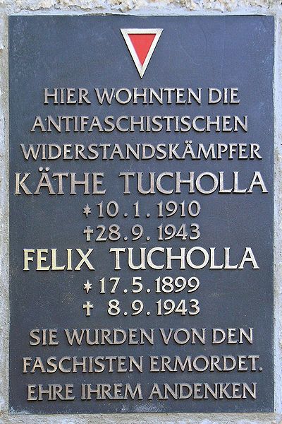 Memorial Käthe and Felix Tucholla
