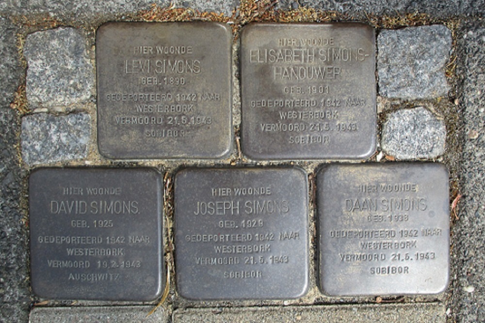 Stolpersteine Feiko Clockstraat 161