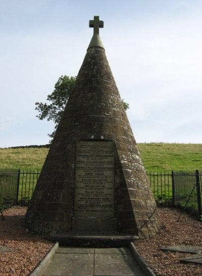 Oorlogsmonument Blyth Bridge