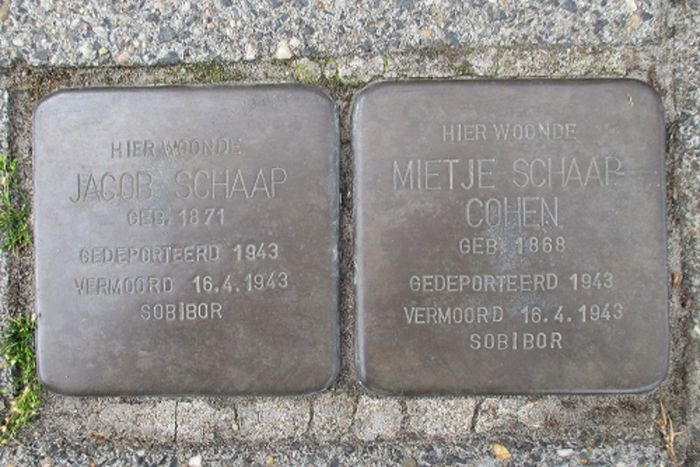 Stolpersteine Hoofdkade 16