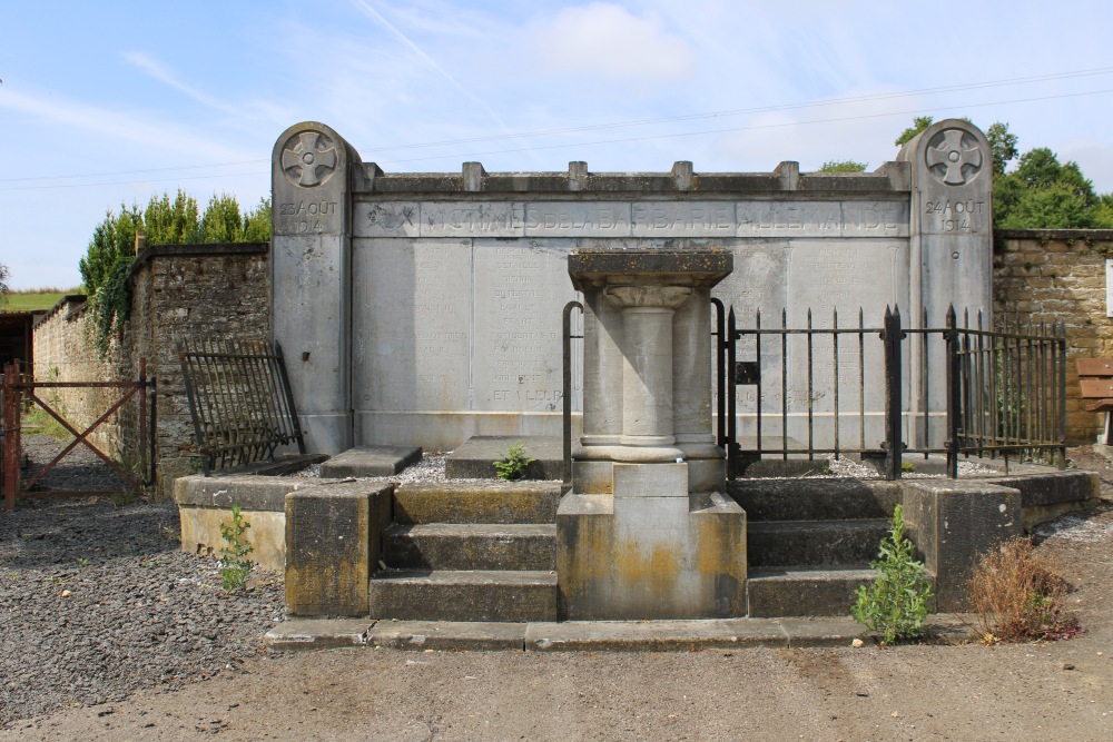 Memorial Executed French 24 August 1914 Gomery #1