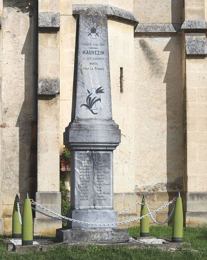 Monument Eerste Wereldoorlog Mauvezin #1