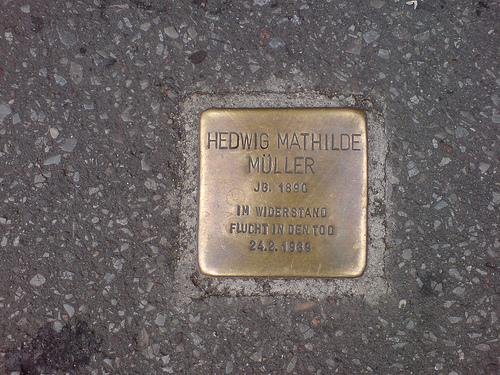 Stolperstein Muenzstraße 10 1/2