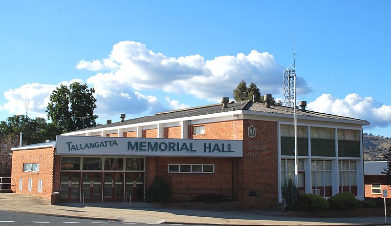 War Memorial Hall Tallangatta