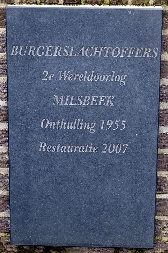 Memorial Civilian Casualties Milsbeek #4