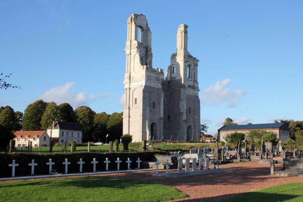 Ruins Abbey Mont-Saint-loi #4