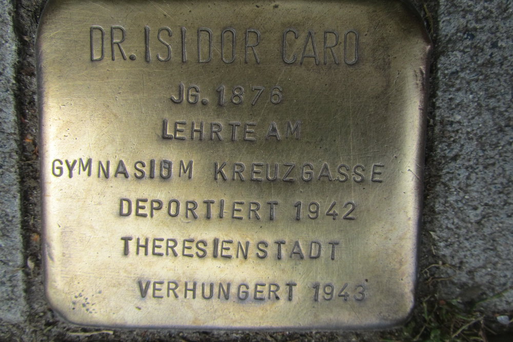 Stolperstein Vogelsanger Straße 1 #3