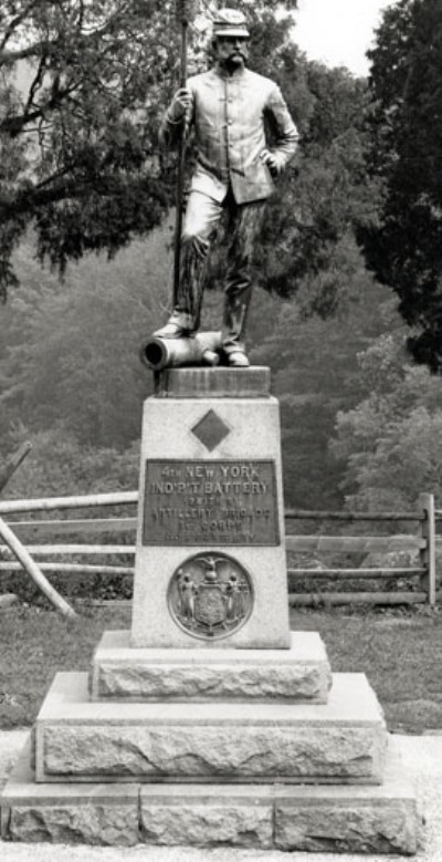 4th New York Independent Battery Artillery Monument #1