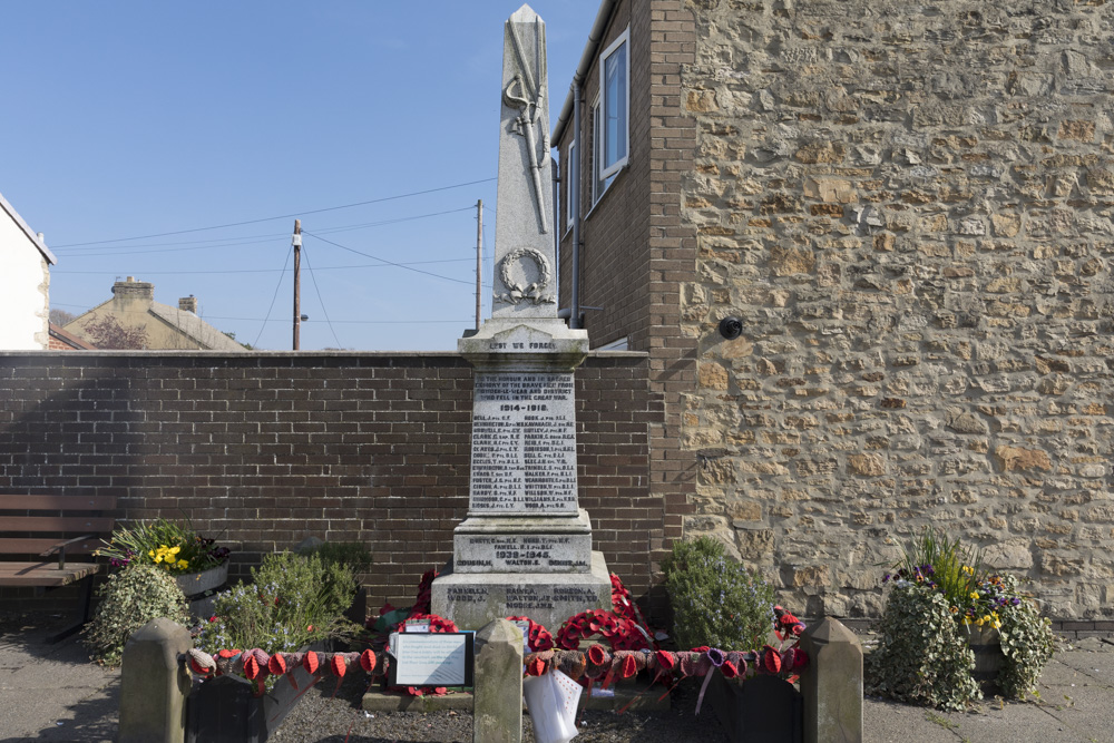 Oorlogsmonument Howden-le-Wear