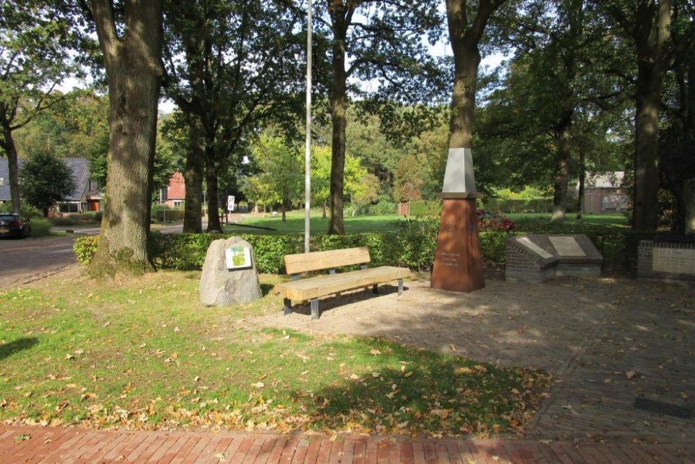 Liberation Route Marker 603: Café Slomp under fire #1