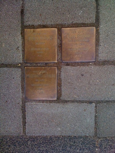 Stolpersteine Gneisenaustrae 10 #1