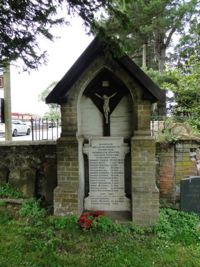 War Memorial Burnham Deepdale