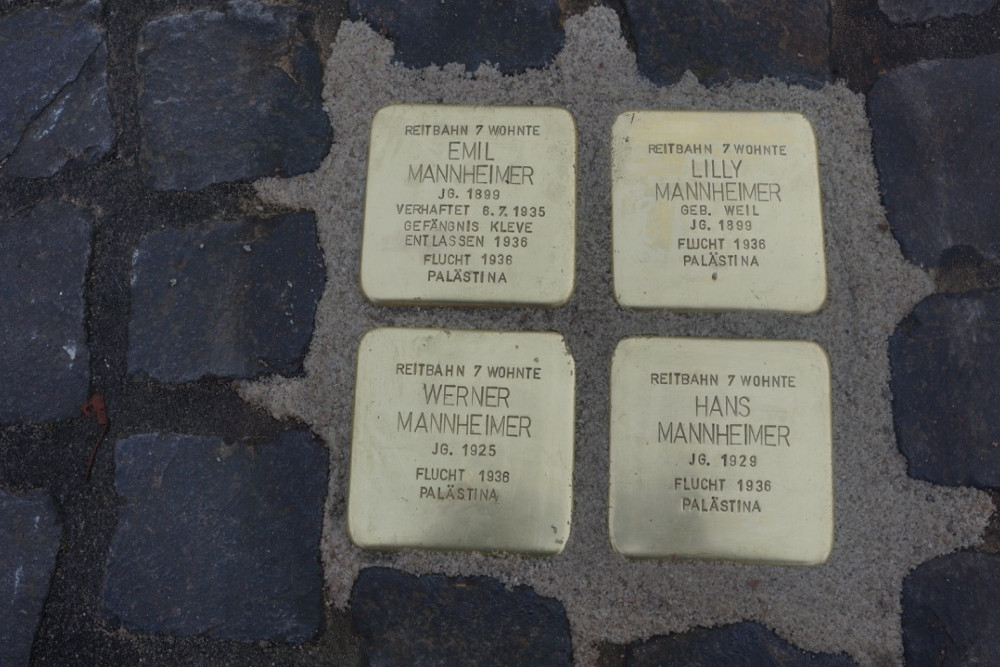 Stolpersteine Reitbahn 7 #1