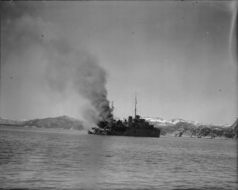 Scheepswrak HMS Bittern (L07) #1