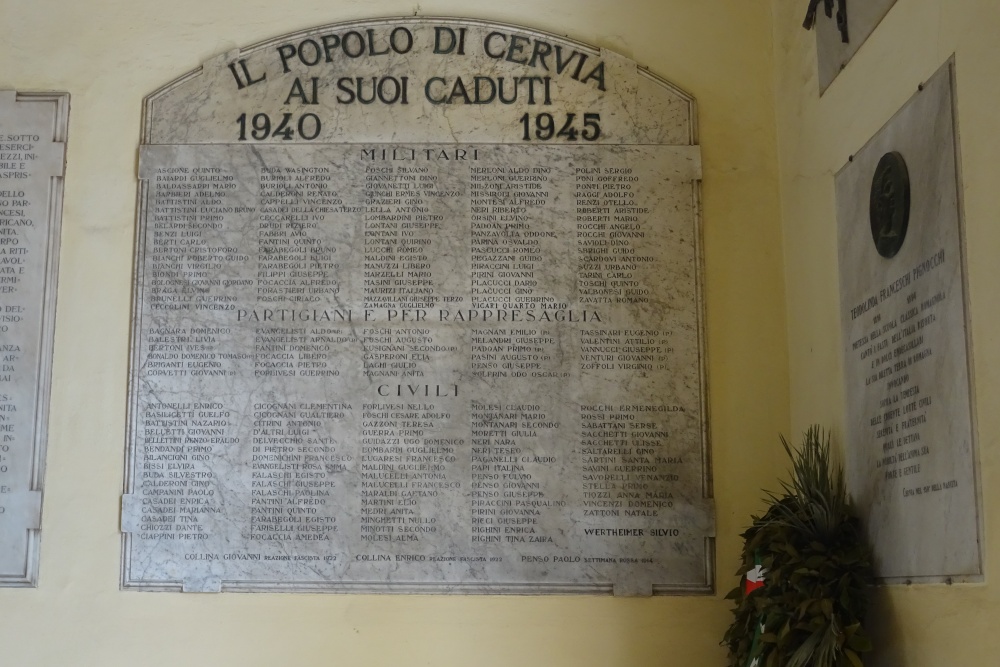 Monument Oorlogsslachtoffers 1940-1945 Cervia #1