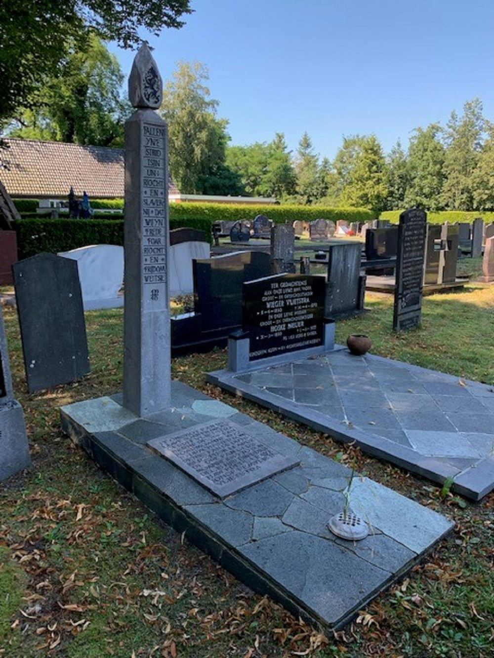 Dutch War Grave Protestant Churchyard Drachtstercompagnie #2