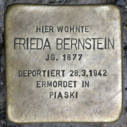 Stolperstein Sonntagstrae 5 #1