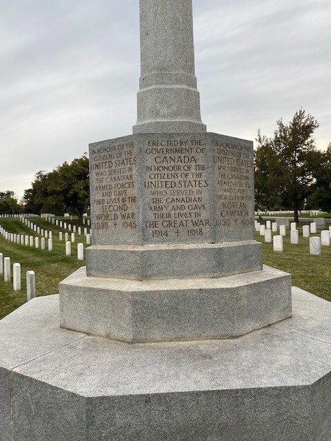 Canadian Cross of Sacrifice Arlington National Cemetery #3