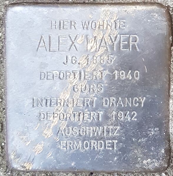 Stumbling Stones Bahnhofstraße 59