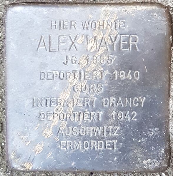 Stolpersteine Bahnhofstrae 59