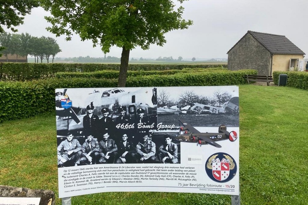 75 years of Liberation Photo Route: 466th Bomb Group #1