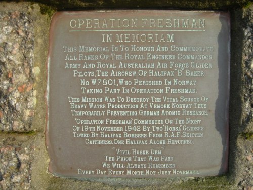 Memorial RAF Skitten (Operation Freshman) #2