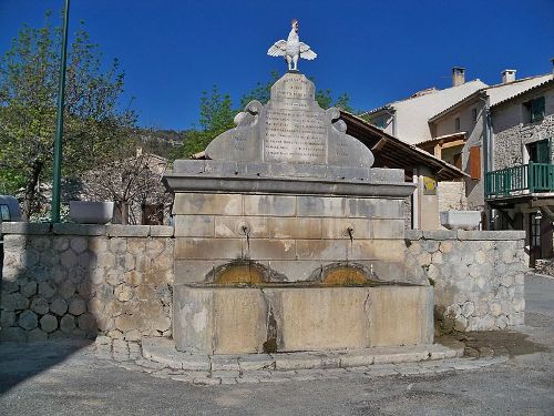 War Memorial Montsalier