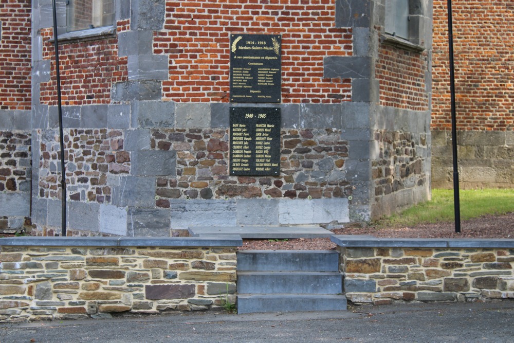 Oorlogsmonument Merbes-Sainte-Marie #1