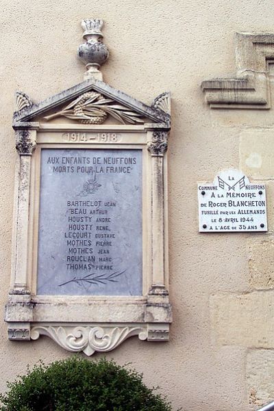 Oorlogsmonument Neuffons