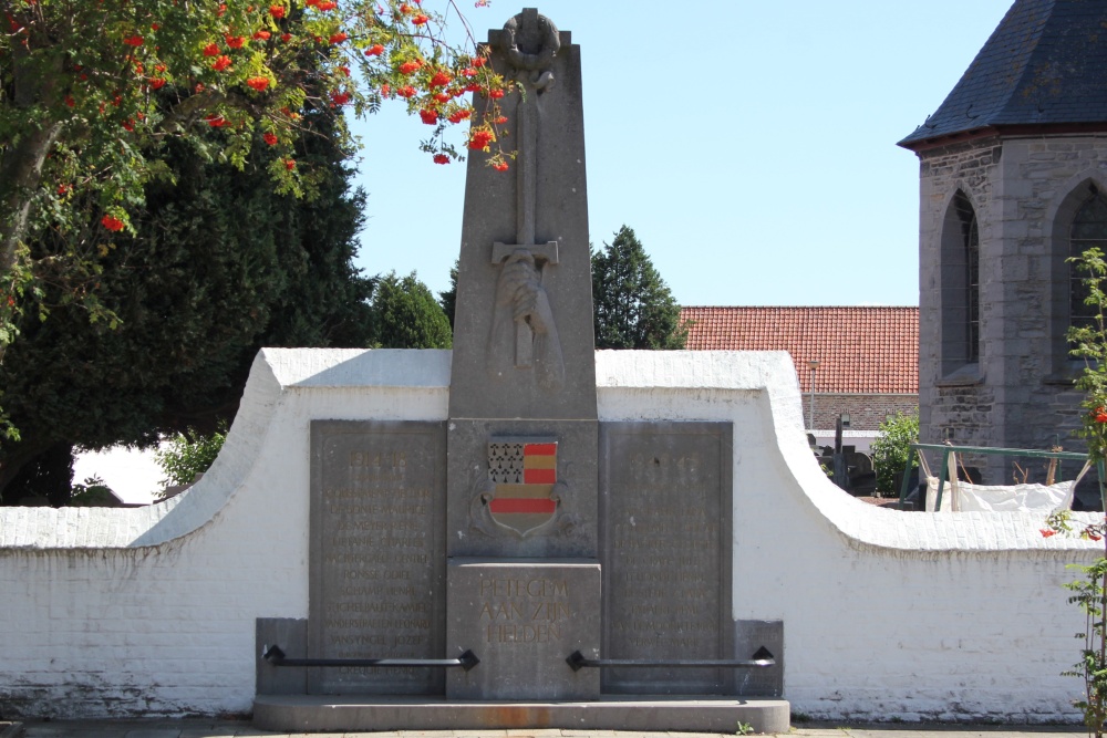 War Memorial Petegem-aan-de-Schelde #2