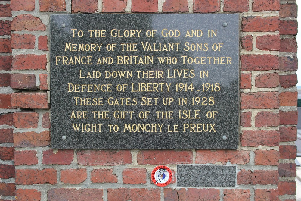 Gates Communal Cemetery Monchy-le-Preux #2