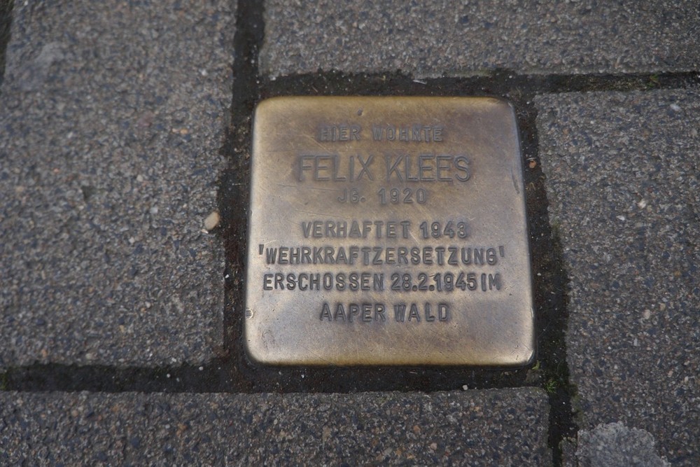 Stolperstein Worringer Straße 12